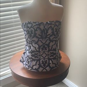 Strapless top from White house black market